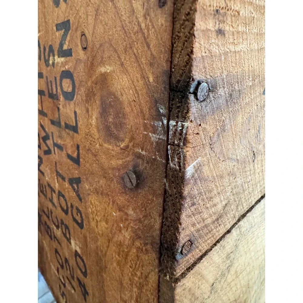 Vintage Haig &‎ Haig Blended Scotch Whisky Wooden Crate Display Decor